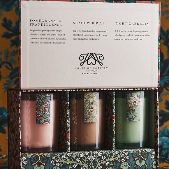 ANTHROPOLOGIE HOUSE OF HACKNEY BOXED CANDLE SET - Picture 2 of 6